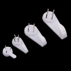 40 Count Heavy Duty Picture Hangers for Brick Concrete and Cinder Walls With Installation Pins