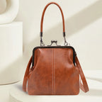 Soft Leather Crossbody Bag for Women, Multi Pocket Lightweight Shoulder Purse and Handbag