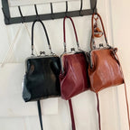 Soft Leather Crossbody Bag for Women, Multi Pocket Lightweight Shoulder Purse and Handbag