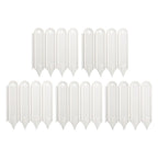 5 Pack Plastic Garden Fence Edging, Decorative Picket Border for Lawn Flower Bed and Yard, 8 x 5.9 in