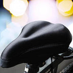 Gel Bike Seat Cover, Soft Wider Silicone Bicycle Saddle Cushion Pad for Long Distance Riding