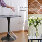 Acrylic Cylinder Vase, Tall Unbreakable Plastic Hurricane Vase for Wedding Bouquet Centerpieces