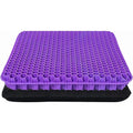 Gel Seat Cushion for Long Sitting, Double Thick Cooling Office Chair Car Wheelchair Pad for Back Hip Sciatica and Tailbone Relief