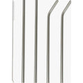 4 Pcs Stainless Steel Straws With Cleaning Brush, Reusable Metal Drinking Straws for Tall Tumblers, 12 x 0.3 in