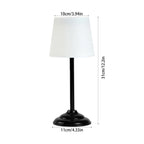 Waterproof Solar Table Lamp, Rechargeable Wireless Outdoor Light for Desk Patio Garden Yard and Room Decor