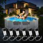 Waterproof Solar LED Pool Light, Night Light for Ground Pool Fence Decoration and Pool Accessories