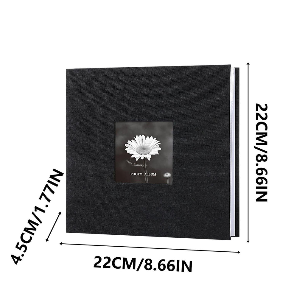 200 Picture Photo Album With Writing Space, Personalized Album for Wedding Family Travel and Kids, 4 x 6 in