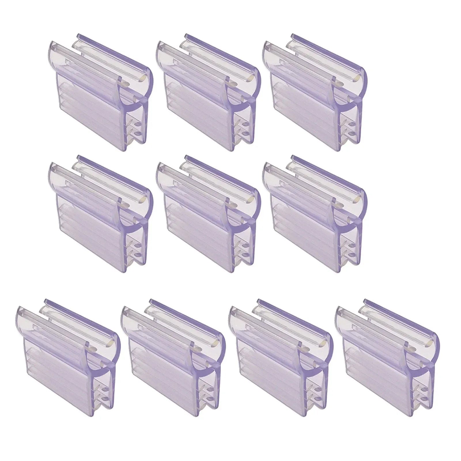 10 Pcs Gridwall Label Holder Clips, Merchandise Sign Display Holder Stands for Retail Display