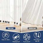 16 Pcs Outdoor Curtain Weights, 8 Pairs Waterproof Magnetic Drapery Weights for Curtains Tablecloths Patio and Shower