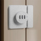 1 Pack White Closet Door Lock, 3 Digit Keyless Bifold Cabinet Lock for Swinging Sliding Cupboard Pantry Barn Shed Drawer