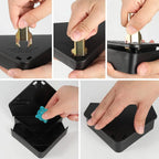5 Pack Mouse Bait Stations With Keys, Refillable Indoor Outdoor Mice and Small Rat Poison Boxes for Kitchen Garage