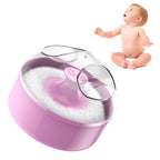 Large Body Powder Puff With Case, Empty Loose Powder Box and Cosmetic Powder Puff Container