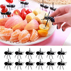 36 Pcs Ant Food Picks, Fruit Snack Cake Picks for Parties and Tableware Decoration