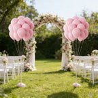 100 Pcs Latex Balloons With 1 Roll Ribbon, Round Helium Balloons for Birthday Wedding Baby Shower Graduation and Festivals, 12 in