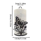 1 Pc Countertop Paper Towel Holder, Black Rustic Farmhouse Standing Kitchen Paper Towel Organizer