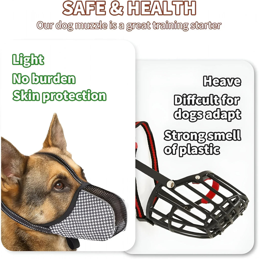 Black Soft Air Mesh Dog Muzzle for Extra Small Dogs, Adjustable Reflective Full Coverage Mouth Guard for Grooming Scavenging, Size XS