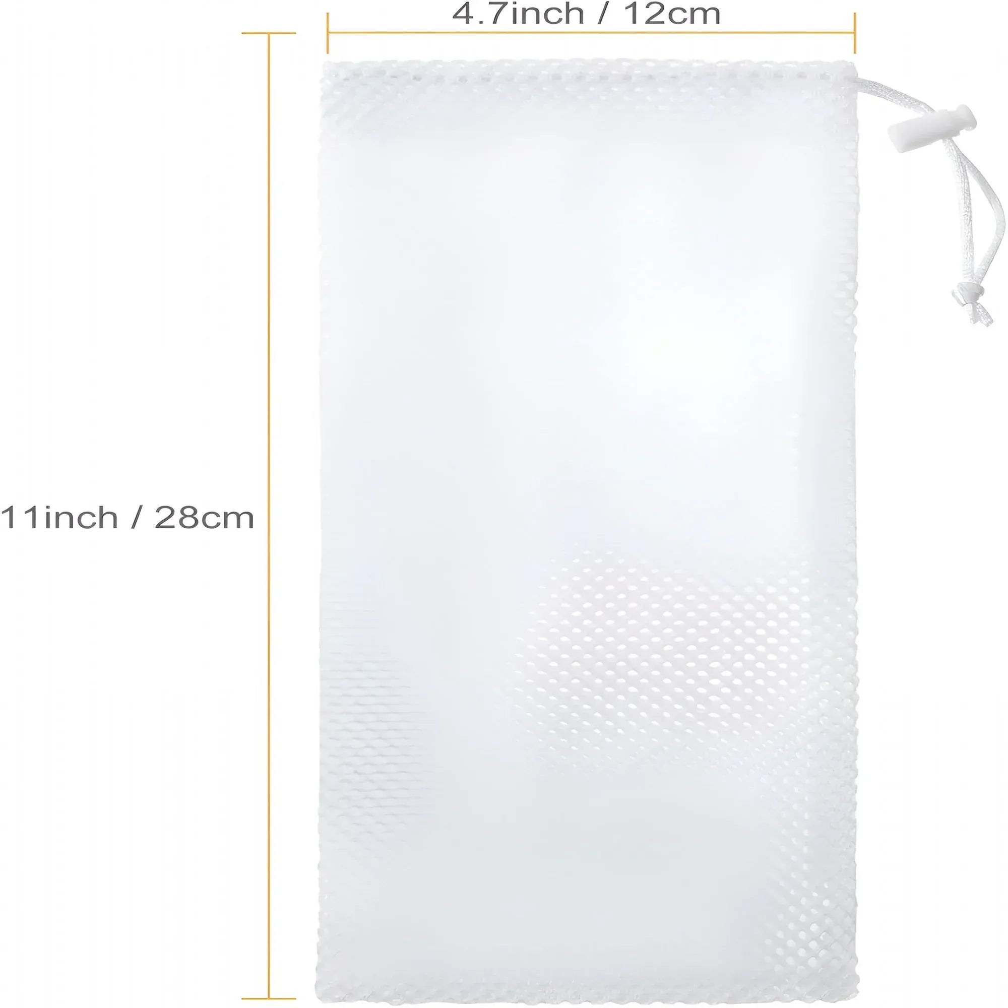 6 Pieces White Finch Sock Feeders, Thistle Seed Hanging Bird Feeder Bags for Outdoor Garden Yard Wild Birds, 4.7 x 11 in