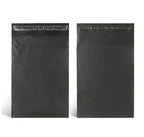 100pcs Black E-commerce Mail Bags, 30x42cm