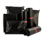100pcs Black Mail Bags, 20 x 30cm