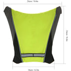 LED Turn Signal Vest, LED Reflective Vest with Direction Indicator, Remote Control, Turn Signals, USB Rechargeable, Easy Installation for Bicycle