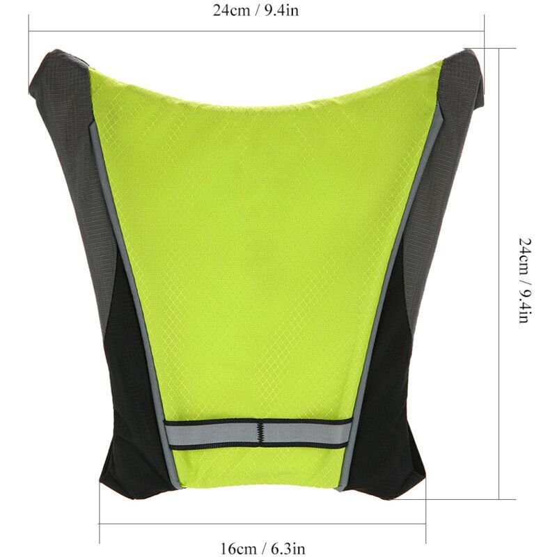 LED Turn Signal Vest, LED Reflective Vest with Direction Indicator, Remote Control, Turn Signals, USB Rechargeable, Easy Installation for Bicycle