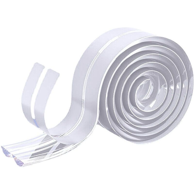 Baby Corner Protector Strip for Tables, Transparent Baby Furniture Protector, Furniture Protection Strip, Pre-Adhesive PVC Edge and Corner, 6 m