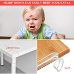 Baby Corner Protector Strip for Tables, Transparent Baby Furniture Protector, Furniture Protection Strip, Pre-Adhesive PVC Edge and Corner, 6 m