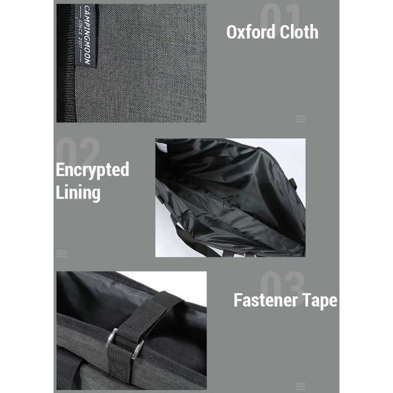 Oxford Folding Table Storage Bag Camping Table Storage Bag Picnic Table Carry Bag, 60 x 40 x 12 cm