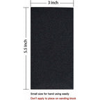 102 Pcs Wet Dry Sandpaper 60 to 3000 Grit Sandpaper for Automotive, Wood Furniture Finishing, 3 x 5.5 Inch