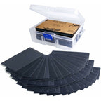 102 Pcs Wet Dry Sandpaper 60 to 3000 Grit Sandpaper for Automotive, Wood Furniture Finishing, 3 x 5.5 Inch