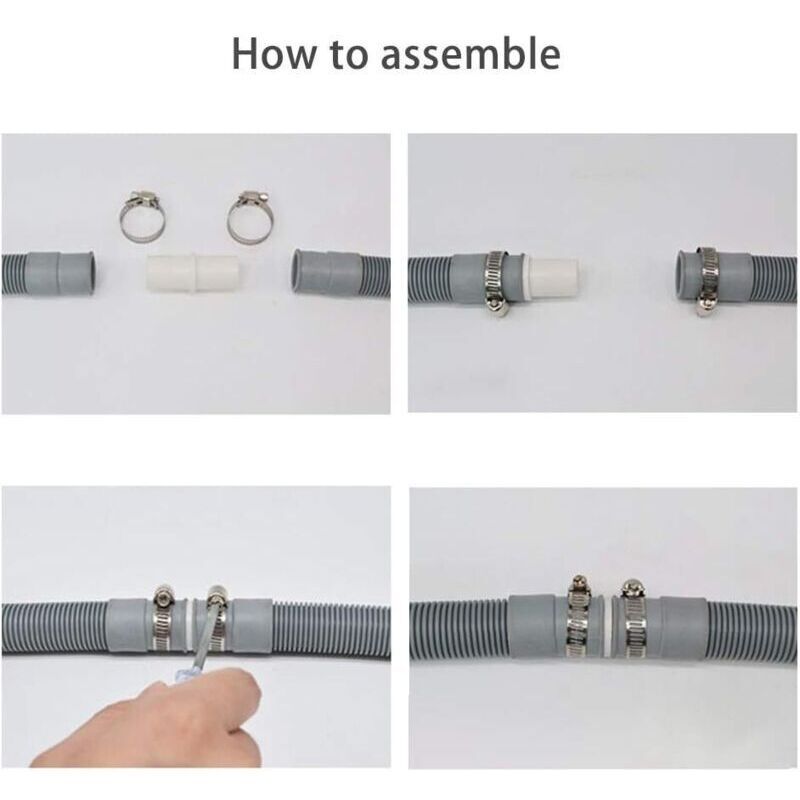 Drain Hose, Washing Machine Extension Kit, Washing Machine Drain Hose, Universal Drain Hose, Water Drain Hose, Washing Machine Hose, 3 m