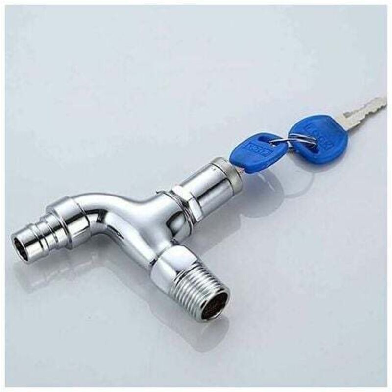 Anti-Theft Outdoor Faucet, Anti-Theft Brass Faucet, Lockable Outdoor Faucet, for Washing Machine in Garden