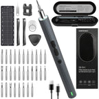 Mini Precision Electric Screwdriver, 0.45-0.65 4N M Torque, Cordless, Electric Precision Screwdriver, 39 in 1 Rechargeable Precision Screwdriver