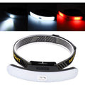 COB Headlamp 6 Lighting Modes USB Charging 2 Switch Modes Super Bright Head Torch for Fishing Running 3.7V