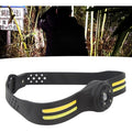 COB Headlamp, Lightweight Weight Sensing Headlamp, Rechargeable, Adjustable Angle, Bright Headlamp for Camping