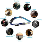1000mAh COB LED Headlamp, USB Rechargeable Headlamp, Warning Headlamp for Riding and Running