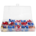 300 Pcs Cold Pressed Pre-Insulated Round Terminals Electrical Wire Terminal Connector