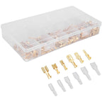 450 Pcs Wire Crimp Terminal Block Male Female Quick Splice Connectors for Batteries