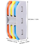 20 Pcs 11 28 AWG PCT-2-3 Electrical Cable Quick Wiring Connector Conductor Terminal Block