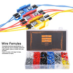 1200 Pcs Wire Ferrules Crimping Cold Pressed Terminal Industrial Electrical Accessories