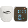 Indoor PM2.5 Air Quality Monitor, Mini Portable Smart Sensor, Temperature and Humidity Tester with Built-in Alarm