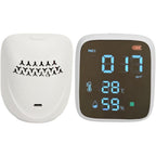 Indoor PM2.5 Air Quality Monitor, Mini Portable Smart Sensor, Temperature and Humidity Tester with Built-in Alarm