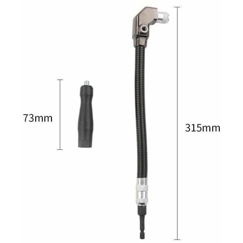 1 4 Flexible Right Angle Drill Screwdriver Attachment for Woodworking