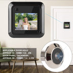 Door Viewer Peephole, Battery Operated Door Viewer, 145 Degree Wide Angle HD Security Apartment for Home