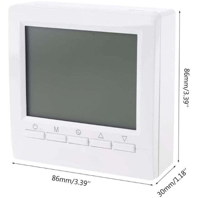 Digital Heating Thermostat 2-Wire Connection with Programming 6 Working Days and 2 Weekend Periods