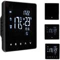 Smart Thermostat Temperature Controller for Electric Heating LCD Display Touch Screen Weekly Programmable Floor Heating Thermostats for Home Office