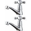 1 Pair Bathroom Sink Faucet Hot and Cold Basin Faucet