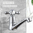 1 Pair Bathroom Sink Faucet Hot and Cold Basin Faucet