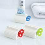 3 Pcs Toothpaste Tube Squeezer Plastic Rotating Toothpaste Dispenser Seat Holder for Paints Cosmetics Cream