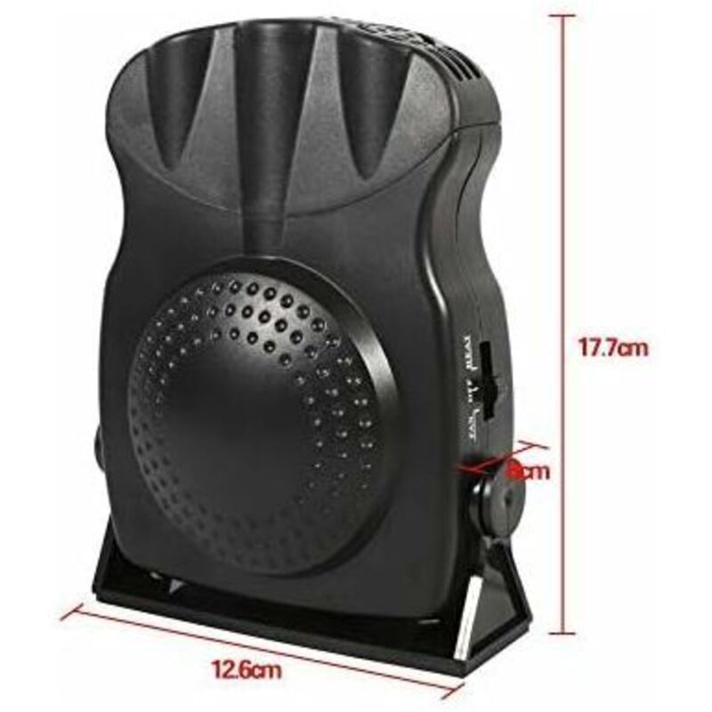 Heater and Cooling Fan, 12V 150W Windshield Defroster, 2 in 1 Car Heater Heating Cool Fan Electric Car Heater Fan
